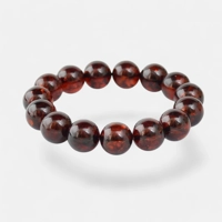 12mm Pressed amber bracelet - Mod..