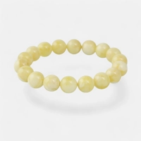 Chic 11mm Pressed Amber Bracelet ..