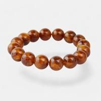 12 mm pressed amber bracelet | Gi..
