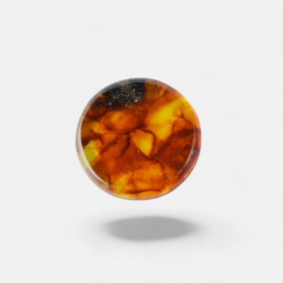 Pressed amber cabochon polished stone RR06 Pressed amber cabochon polished stone RR06