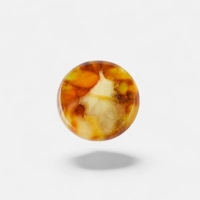 Pressed Baltic amber cabochon RR08