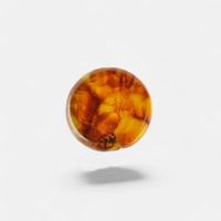Baltic amber cabochon ring eye RR13