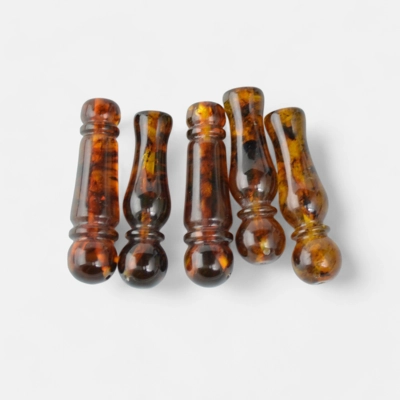 Pressed amber minarets for amber rosary MIN17 Pressed amber minarets for amber rosary MIN17
