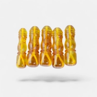 Pressed amber minaret for rosary ..