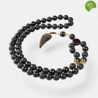 Pressed men's fashion amber necklace Gift for husband MH05 Pressed men's fashion amber necklace Gift for husband MH05