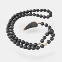 Pressed amber necklace gift for h..