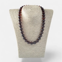 Pressed amber necklace for Men / ..