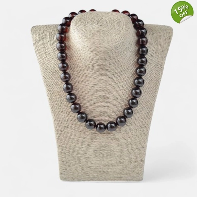 Pressed amber necklace for men or women N028 Pressed amber necklace for men or women N028
