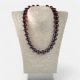 Pressed adults amber necklace 15 mm N030