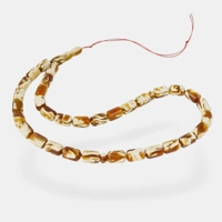 Pressed Amber Worry Beads Rosary