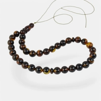 Pressed amber rosary green damla ..