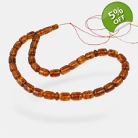 Pressed amber rosary Ramadan gift..