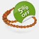 Pressed amber rosary tesbih with amber prayer be..