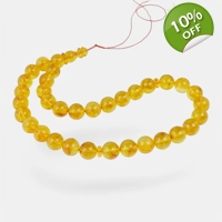 Pressed Amber Rosary - Muslim Isl..