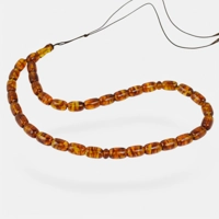 Radiant Amber Prayer Beads: Eleva..