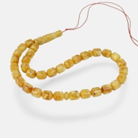 33 Pressed Amber Rosary - Special..