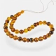 Pressed Amber Rosary Cultivate Inner Peace and C..
