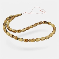 Pressed Amber Prayer Beads tesbih..