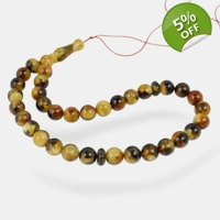 Pressed Amber Rosary - Perfect fo..