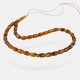 Pressed Amber Rosary Tesbih: Islamic prayer beads