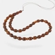 Pressed amber rosaries for muslims M031