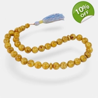 Pressed amber rosary Damla tesbih..