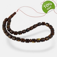 Pressed amber rosary Kehribar tes..