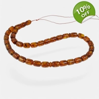 Pressed amber rosary Prayer worry..