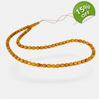 Pressed Amber 66 Worry Beads Rosary