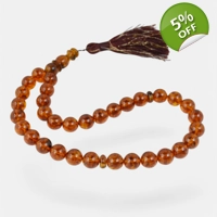 12mm 33 prayer beads amber rosary..