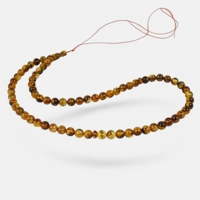 Pressed Amber Prayer Beads: Stunn..