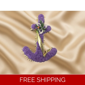 Purple and gold Anchor ..