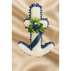 Navy Blue Anchor Funeral Tri..