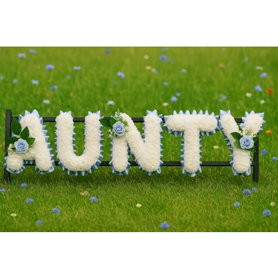 Artificial Aunty Funeral Flower Tribute