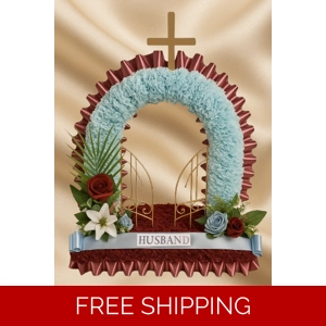 Burgundy and Blue Gates..