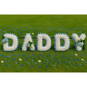 DADDY letters Funeral T..