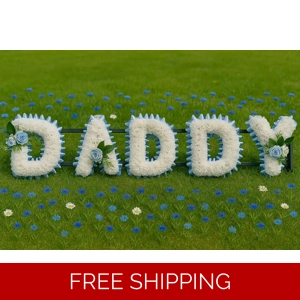 DADDY letters Funeral T..