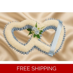 Elegant Double Heart Funeral..