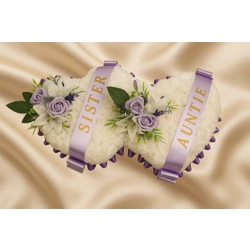 Double full Lilac heart