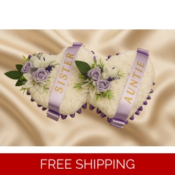 Double full Lilac heart