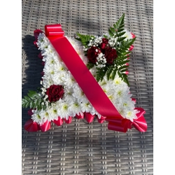 Fresh floral cushion