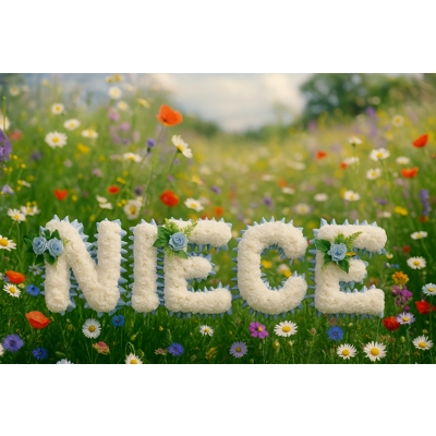 Niece Funeral Flower Tribute