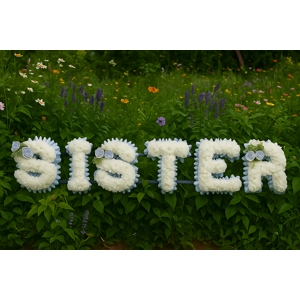 Sister letters on a frame