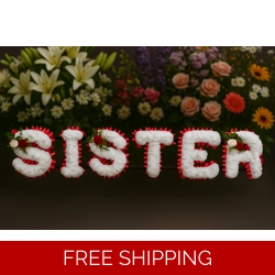 Sister Funeral Flower Tribute