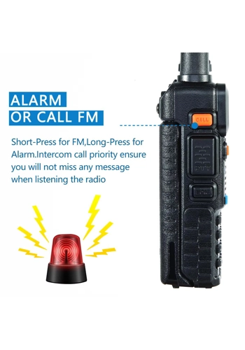 2PCS Baofeng UV 5R 5W 8W Walkie Talkie Portable Ham CB Radio Dual Band