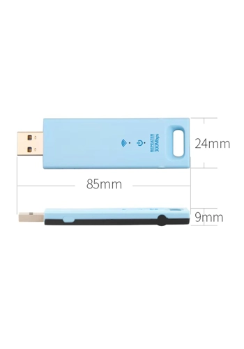 300Mbps USB WiFi Repeater 2.4G 802.11n Wireless Signal Amplifier Booster
