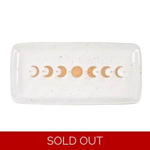 Moon Phase Stoneware Trinket Tray 17cm