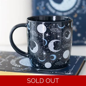 Blue Moon Print Ceramic Mug 500ml