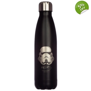 Reusable Insulated Drinks Bottle 500ml – Original Stormtrooper Black