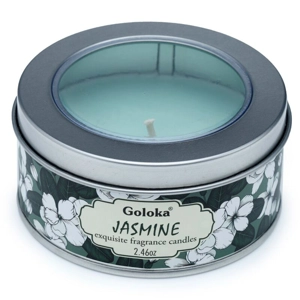 Goloka Wax Candle Tin – Jasmine